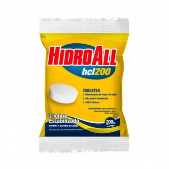 TABLETE HCL 200 HIDROALL