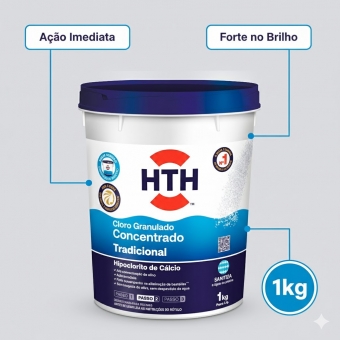 HTH Cloro Concentrado Tradicional 1kg