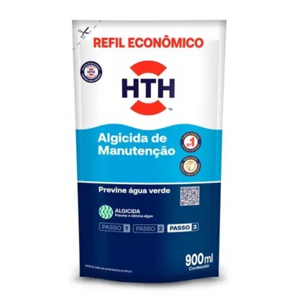 Algicida Manutenção Hth Refil 900ml