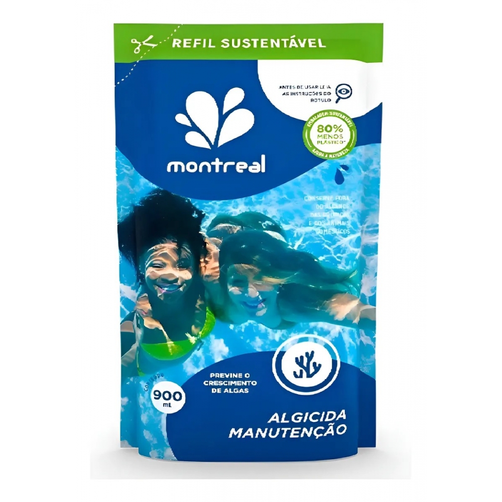 Montreal Algicida Manutenção Refil 900ml