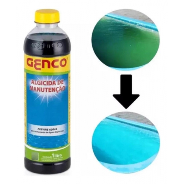 Kit 2x Algicida Manutenção 1l - Genco