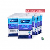 Kit 9 Pac 30 Ultra Decantador ACQUAMAX 250G