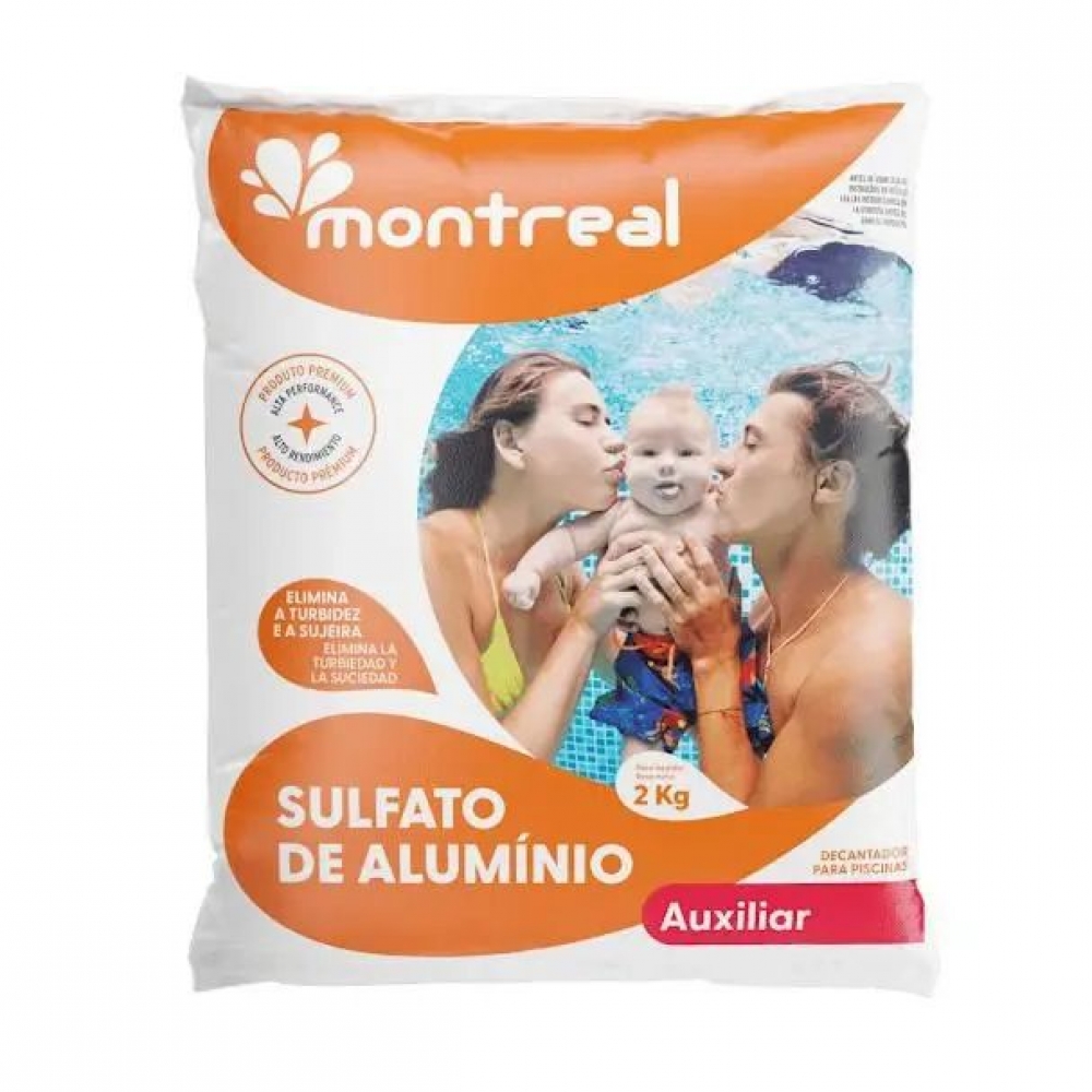 Montreal Sulfato de Alumínio Decantador 2kg