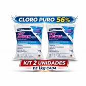 2 Cloros OxyPower Pro 1kg cada 56%