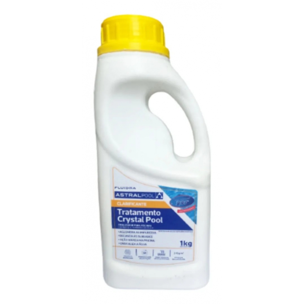 Floculante Em Pó Astralpool 1 Kg Clarificante Crystalpool