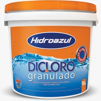 Cloro Dicloro Granulado Hidroazul 10kg