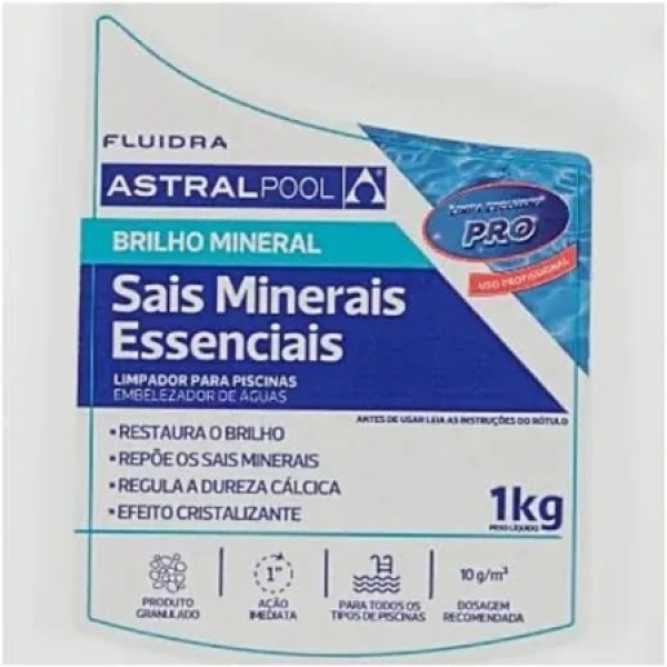 Brilho Mineral Granulado 1kg Astralpool Para Tratamento De Piscina
