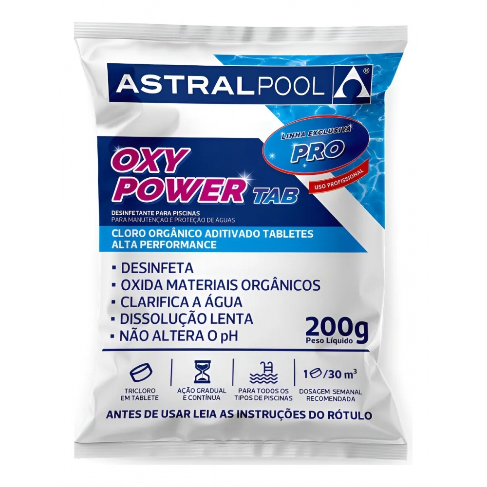 Pastilha Cloro Pura Concentrada 200g