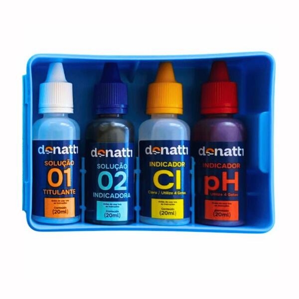 Estojo Solução 3x1 Ph/Cloro/Alcalinidade Donatti