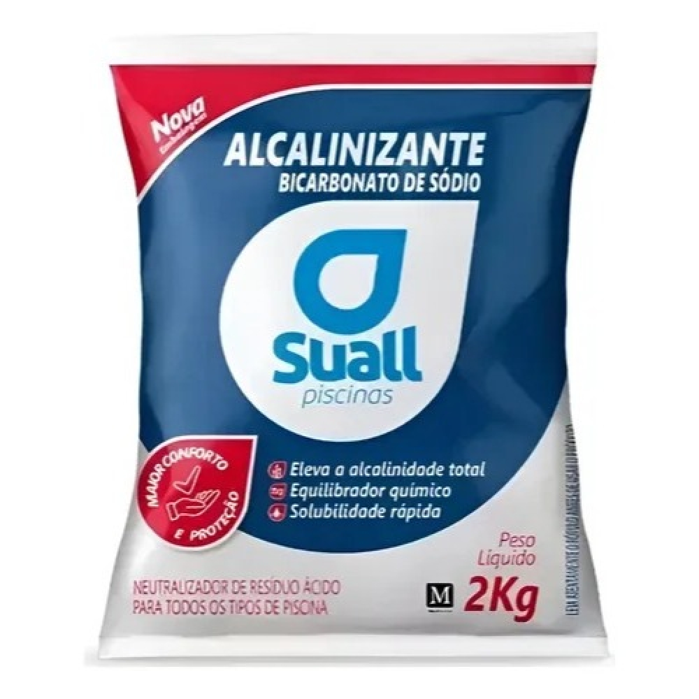 Bicarbonato Suall 2kg Elevador de Alcalinidade