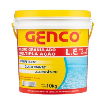 Cloro L.E 3 em 1 - Genco 10kg