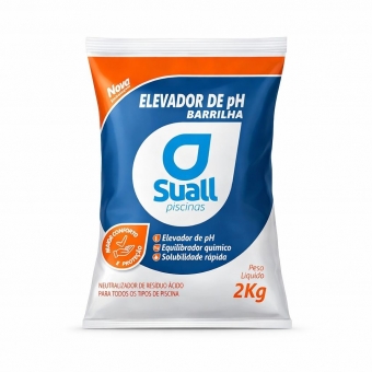 Barrilha Suall 2kg Elevador de pH