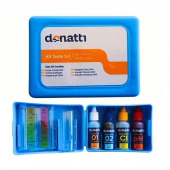 Estojo Solução 3x1 Ph/Cloro/Alcalinidade Donatti