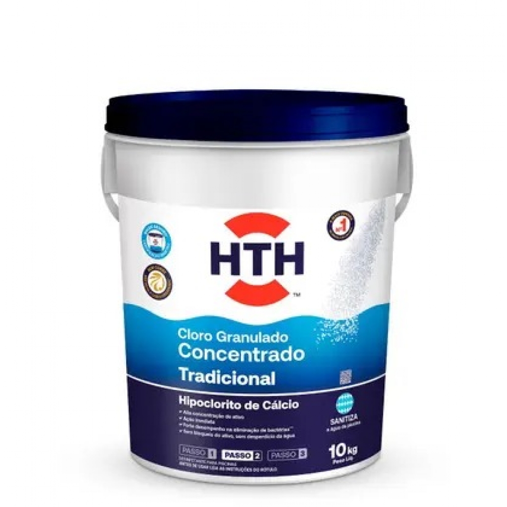 Cloro hth Tradicional 10 Kg 65%
