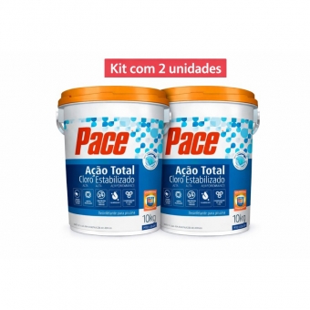 Kit 2 Cloro Pace Ação Total hth 10kg