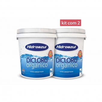 Kit 2 Dicloro Orgânico HidroAzul 56% 10kg