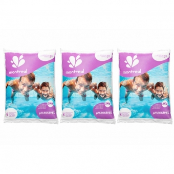 Kit 3 Bicarbonato Montreal pH Estável 2kg cada