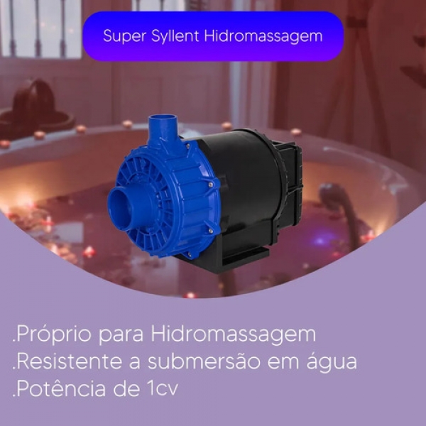 Bomba Syllent 1cv Alta Vazão 220v Super Silenciosa Weg 220v