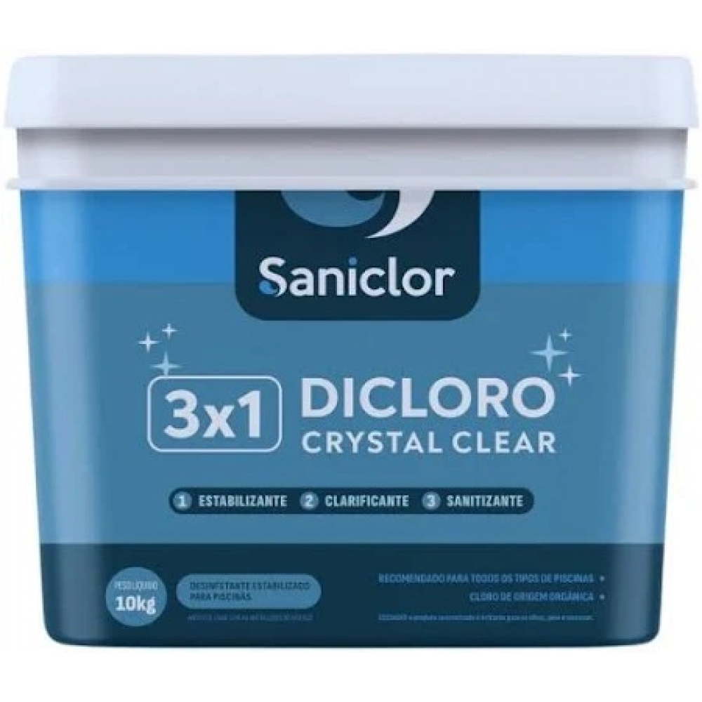 Dicloro Crystal Clear 3 em 1