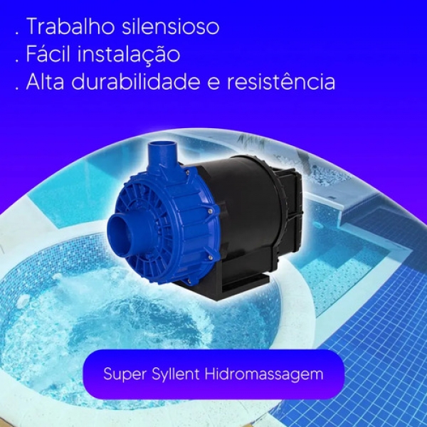 Bomba Syllent 1cv Alta Vazão 220v Super Silenciosa Weg 220v
