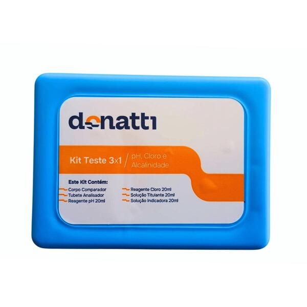 Estojo Solução 3x1 Ph/Cloro/Alcalinidade Donatti