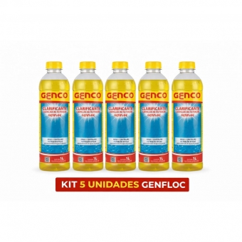 Kit 5 Genfloc Clarificante Genco