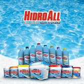Clarificante Hidrofloc 1l + Algicida Manutenção 1l Hidroall