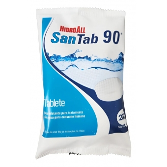 Pastilha Cloro Consumo Humano Hidroall SanTab90